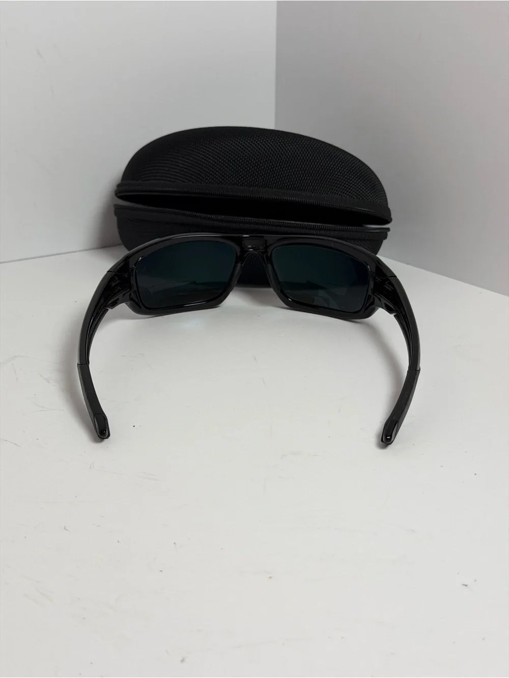 Oakley Valve Polished Black Frame Sunglasses with Prescription READ